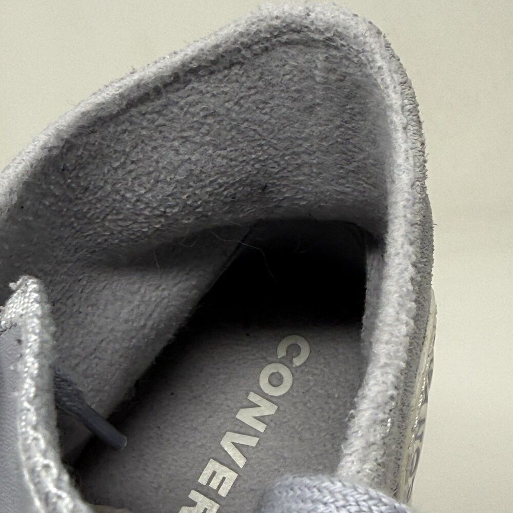 Converse All Star Chuck Lift Platform High Shoes Womens 9 Blue Gray Suede Retro - Picture 13 of 16